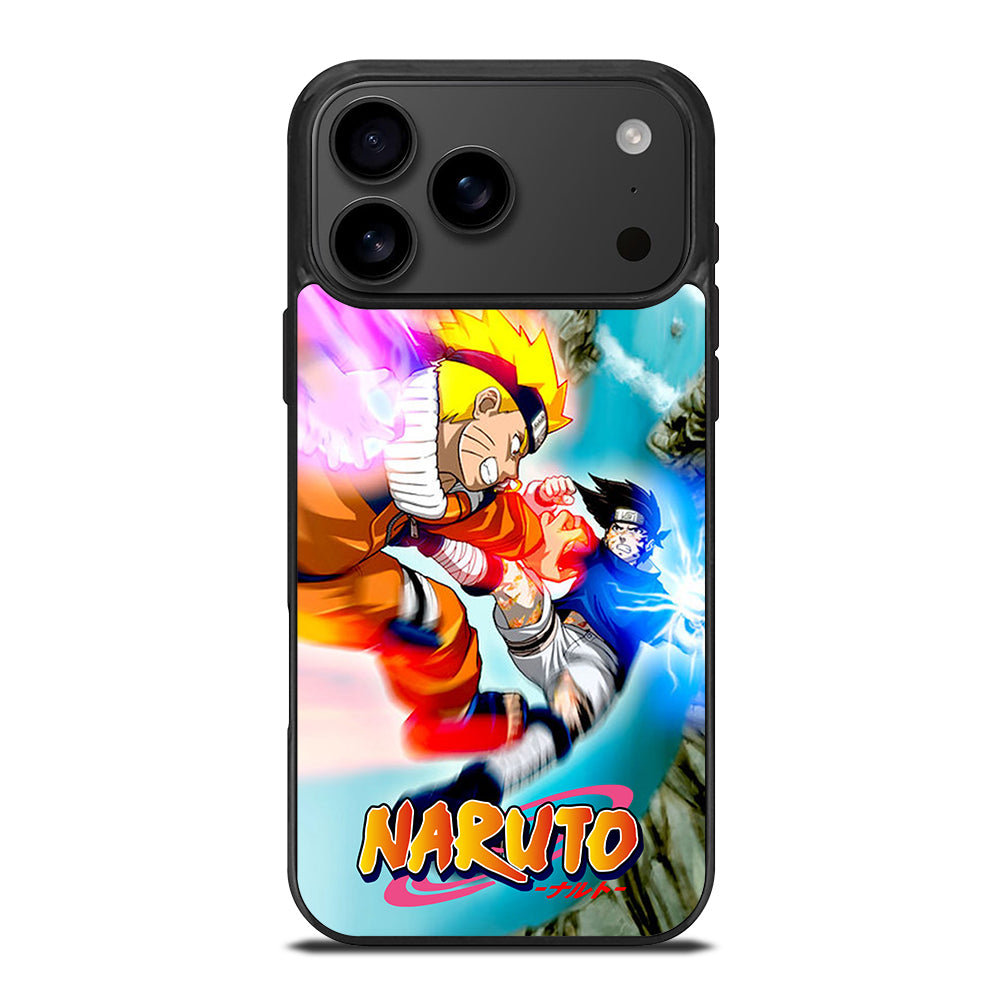 NARUTO VS SASUKE ANIME 2 iPhone 17 Pro Max Case Cover