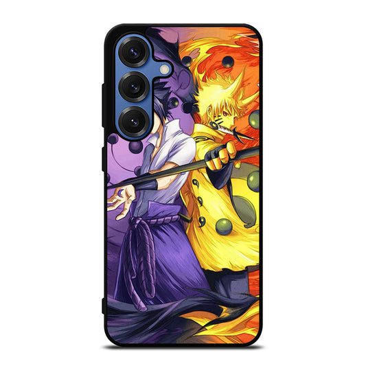 NARUTO VS SASUKE ANIME 3 Samsung Galaxy S25 Case Cover