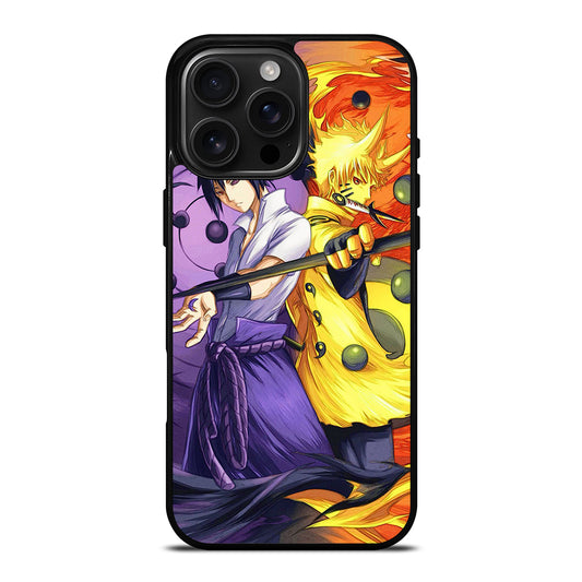 NARUTO VS SASUKE ANIME 3 iPhone 16 Pro Max Case Cover