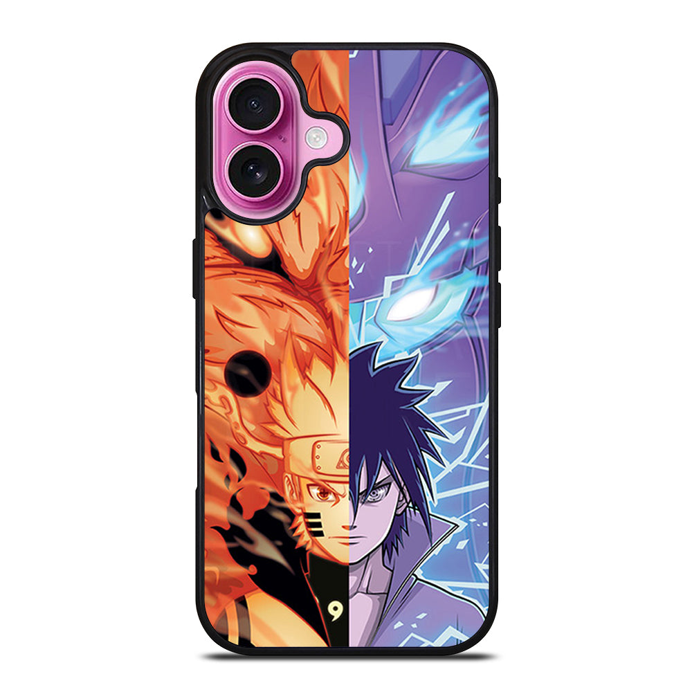 NARUTO VS SASUKE ANIME iPhone 16 Plus Case Cover