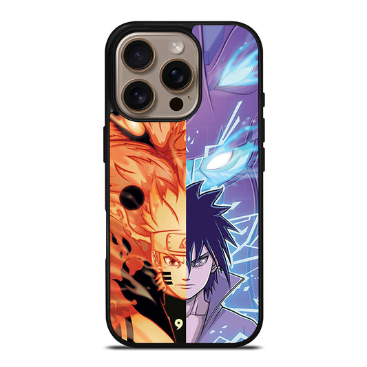 NARUTO VS SASUKE ANIME iPhone 16 Pro Case Cover