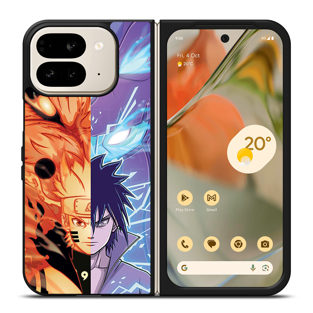 NARUTO VS SASUKE ANIME Google Pixel 9 Pro Fold Case Cover