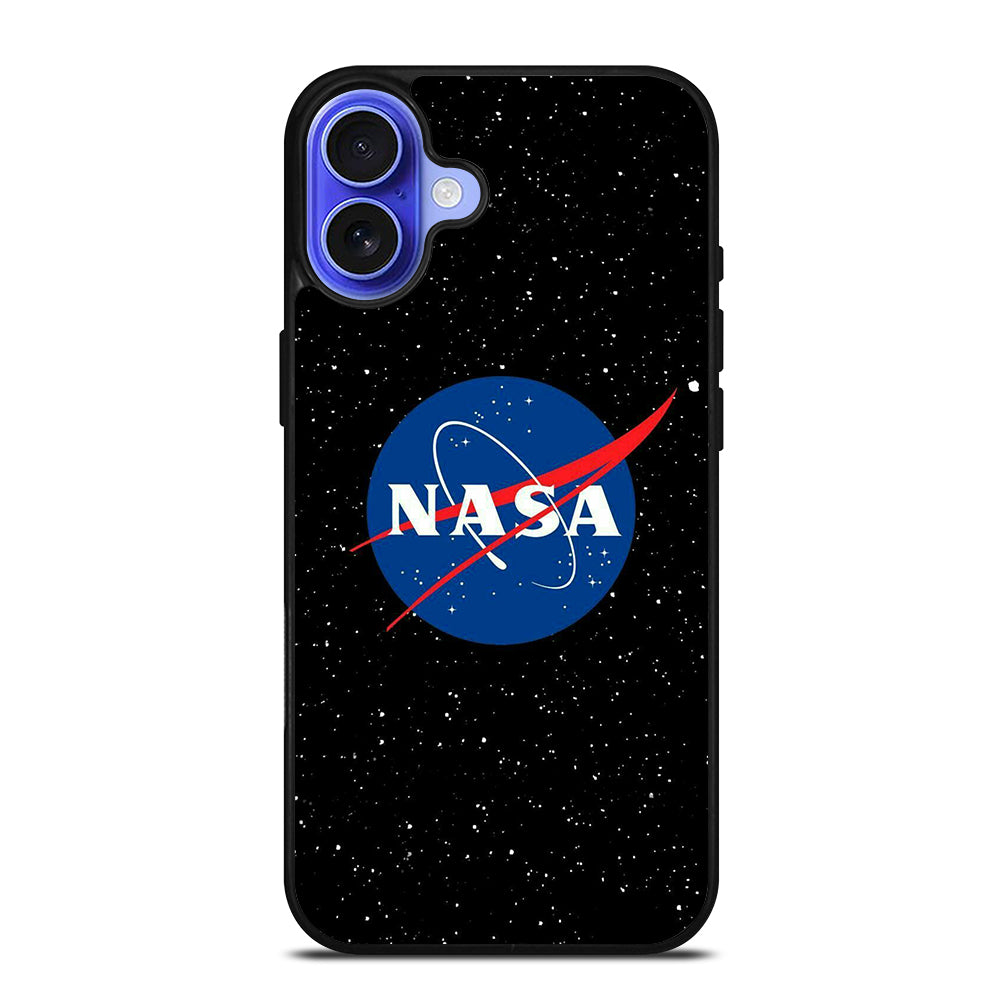 NASA BLACK LOGO iPhone 16 Case Cover