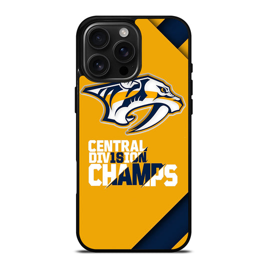 NASHVILLE PREDATORS LOGO HOCKEY 1 iPhone 16 Pro Max Case Cover