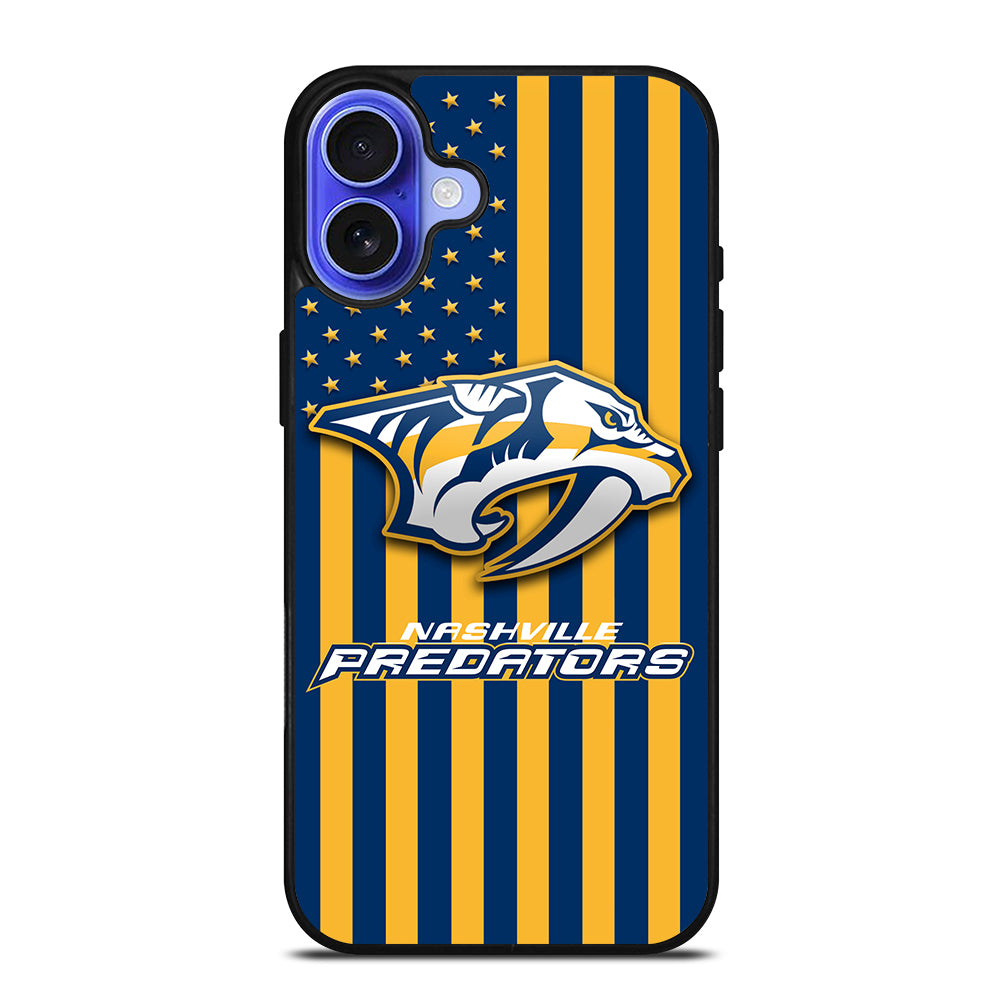 NASHVILLE PREDATORS NHL LOGO 3 iPhone 16 Case Cover