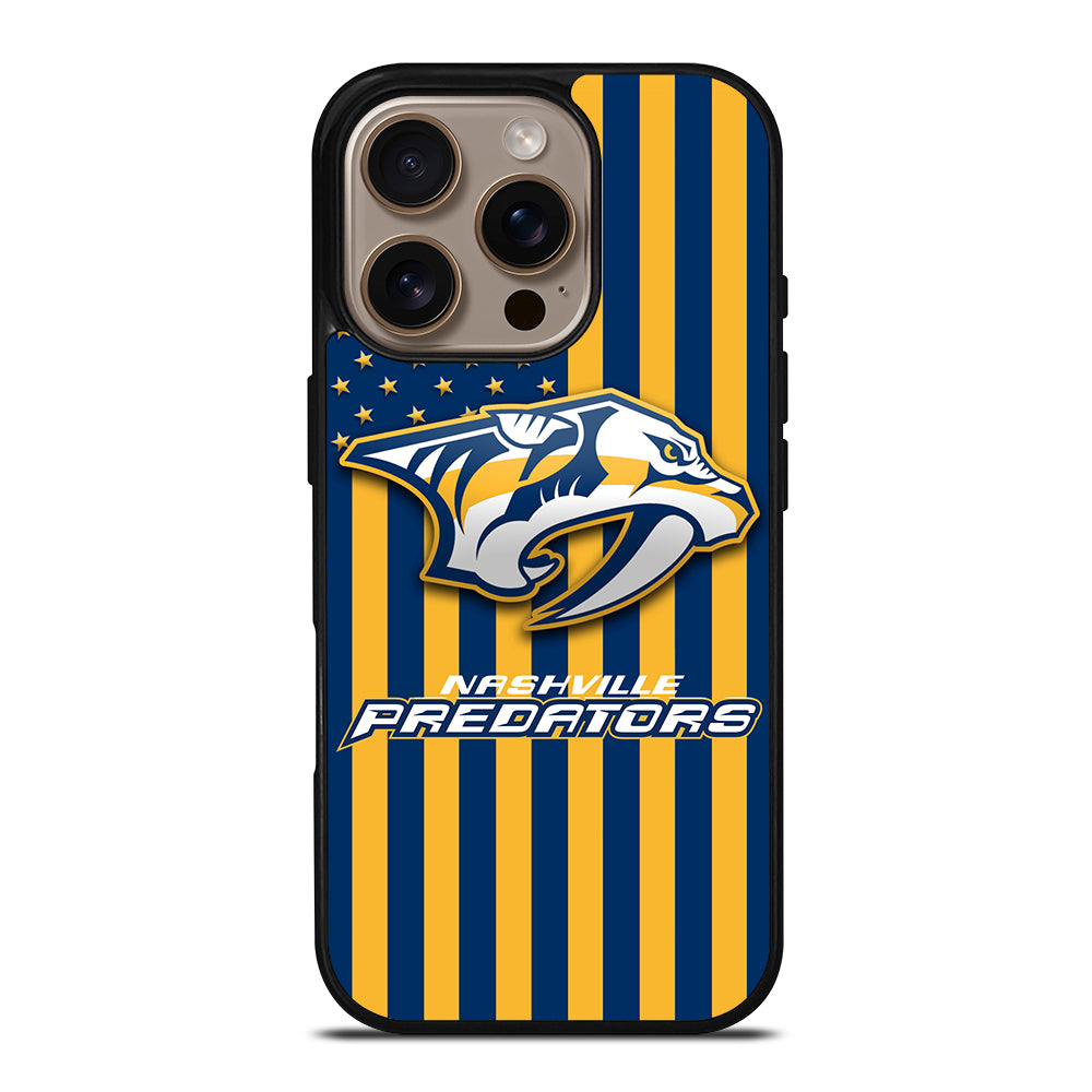 NASHVILLE PREDATORS NHL LOGO 3 iPhone 16 Pro Case Cover