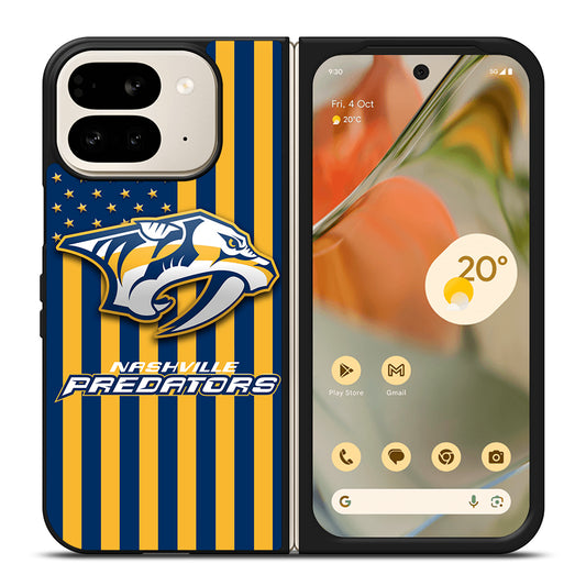 NASHVILLE PREDATORS NHL LOGO 3 Google Pixel 9 Pro Fold Case Cover