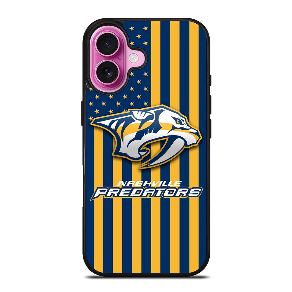 NASHVILLE PREDATORS NHL LOGO 3 iPhone 16 Plus Case Cover
