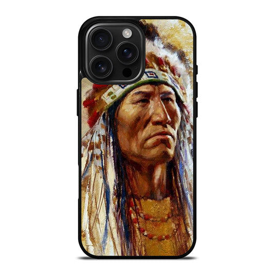 NATIVE AMERICAN PEOPLE ART iPhone 16 Pro Max Case Cover