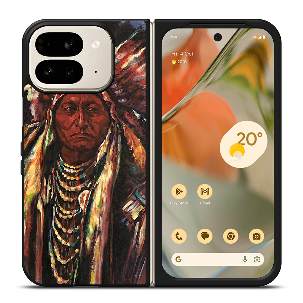 NATIVE AMERICAN PEOPLE ART 2 Google Pixel 9 Pro Fold Case Cover