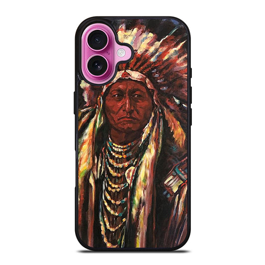 NATIVE AMERICAN PEOPLE ART 2 iPhone 16 Plus Case Cover