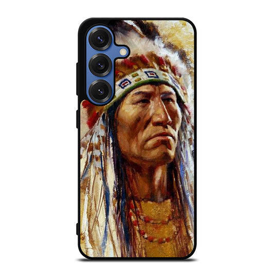 NATIVE AMERICAN PEOPLE ART Samsung Galaxy S25 Case Cover