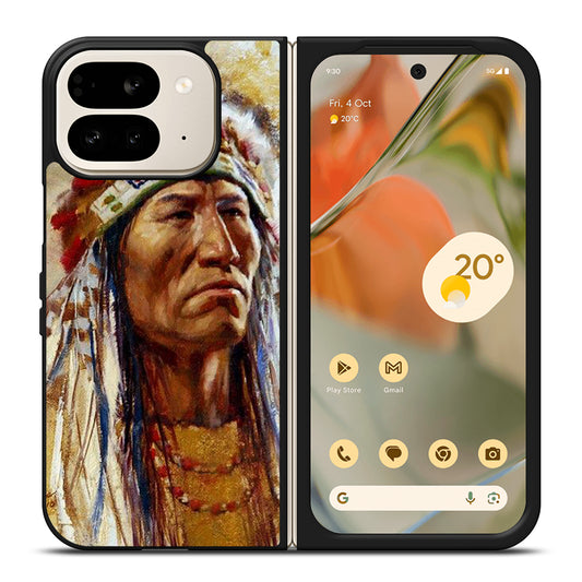 NATIVE AMERICAN PEOPLE ART Google Pixel 9 Pro Fold Case Cover