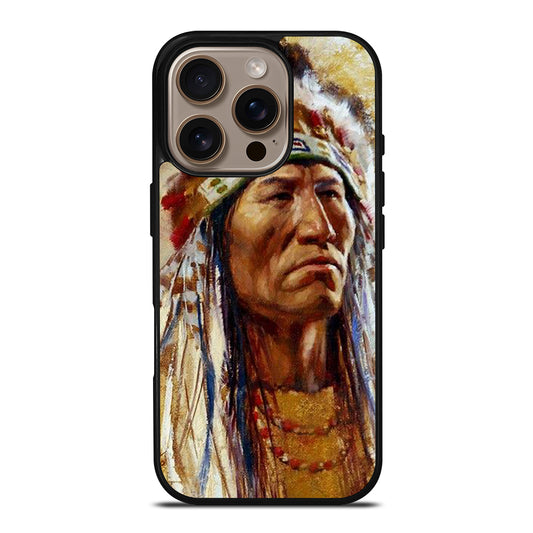 NATIVE AMERICAN PEOPLE ART iPhone 16 Pro Case Cover