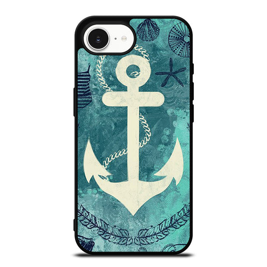 NAUTICAL ANCHOR ART iPhone 16e Case Cover