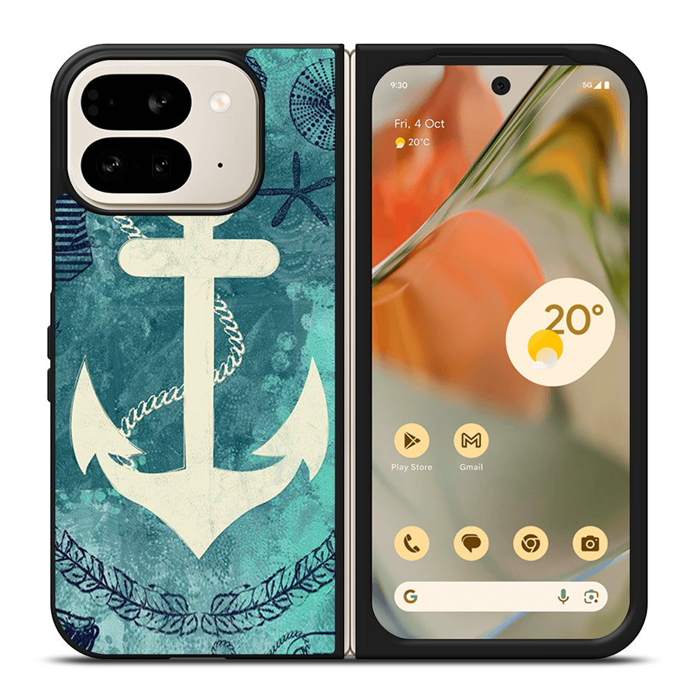 NAUTICAL ANCHOR ART Google Pixel 9 Pro Fold Case Cover