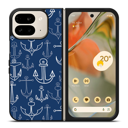 NAUTICAL ANCHOR PATTERN Google Pixel 9 Pro Fold Case Cover