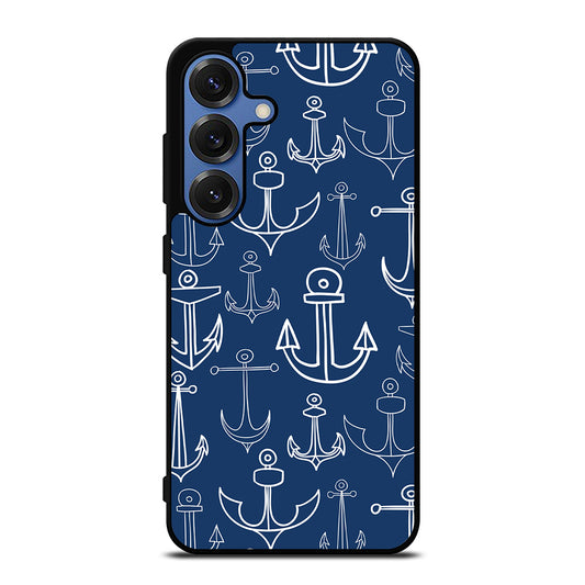 NAUTICAL ANCHOR PATTERN Samsung Galaxy S25 Case Cover