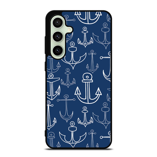 NAUTICAL ANCHOR PATTERN Samsung Galaxy S24 FE Case Cover