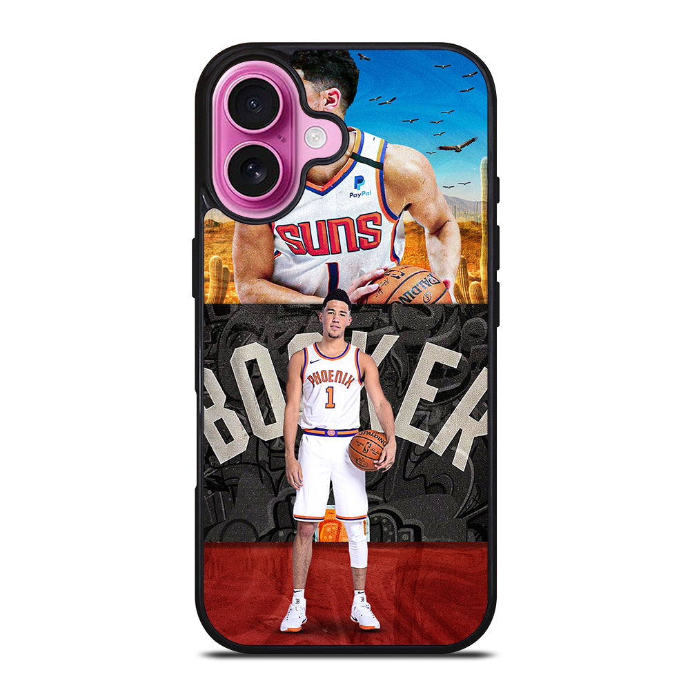 NBA DEVIN BOOKER PHOENIX SUNS BASKETBALL iPhone 16 Plus Case Cover