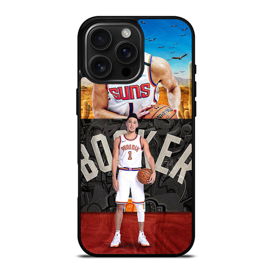 NBA DEVIN BOOKER PHOENIX SUNS BASKETBALL iPhone 16 Pro Max Case Cover