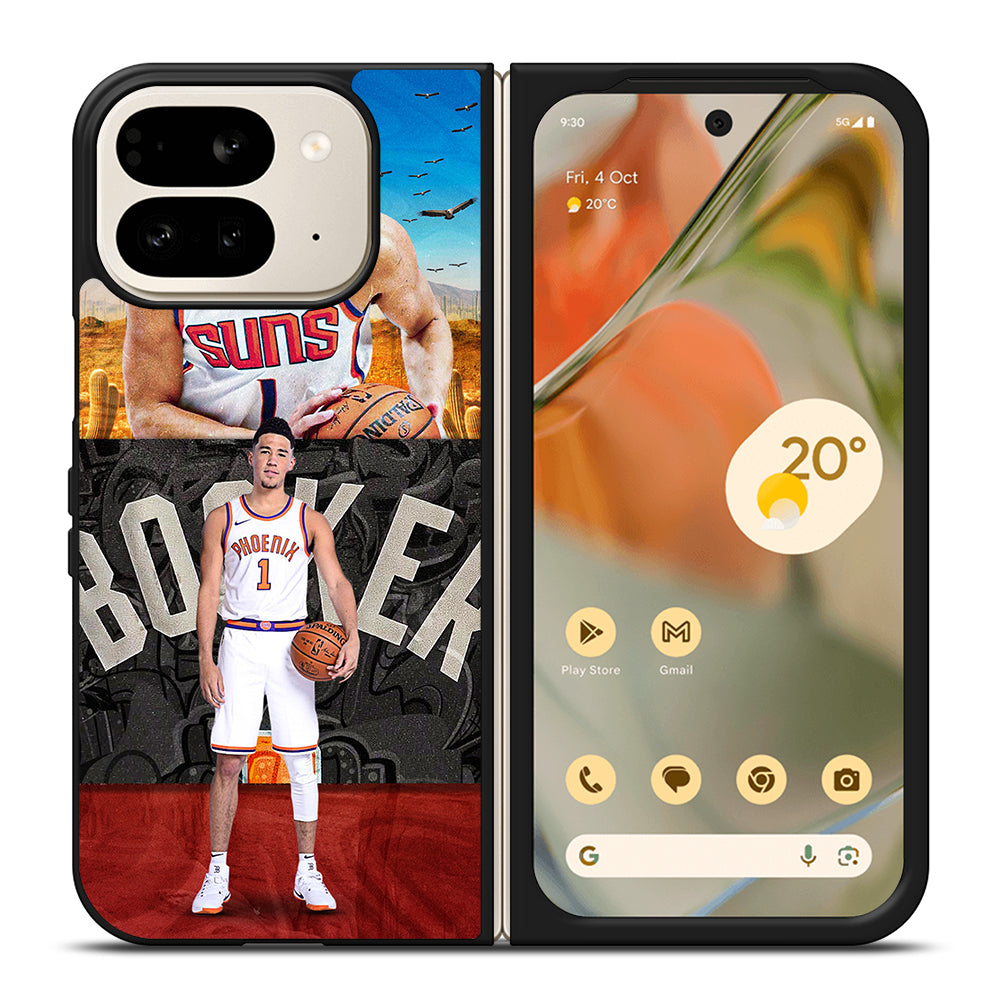 NBA DEVIN BOOKER PHOENIX SUNS BASKETBALL Google Pixel 9 Pro Fold Case Cover