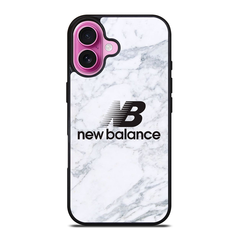 NEW BALANCE LOGO MARBLE iPhone 16 Plus Case Cover