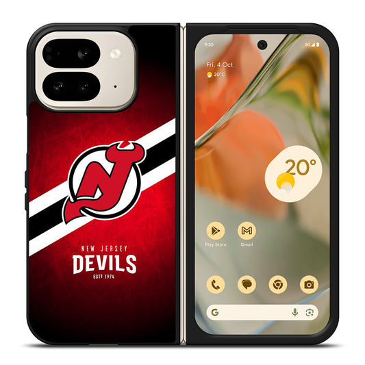 NEW JERSEY DEVILS NHL TEAM 3 Google Pixel 9 Pro Fold Case Cover