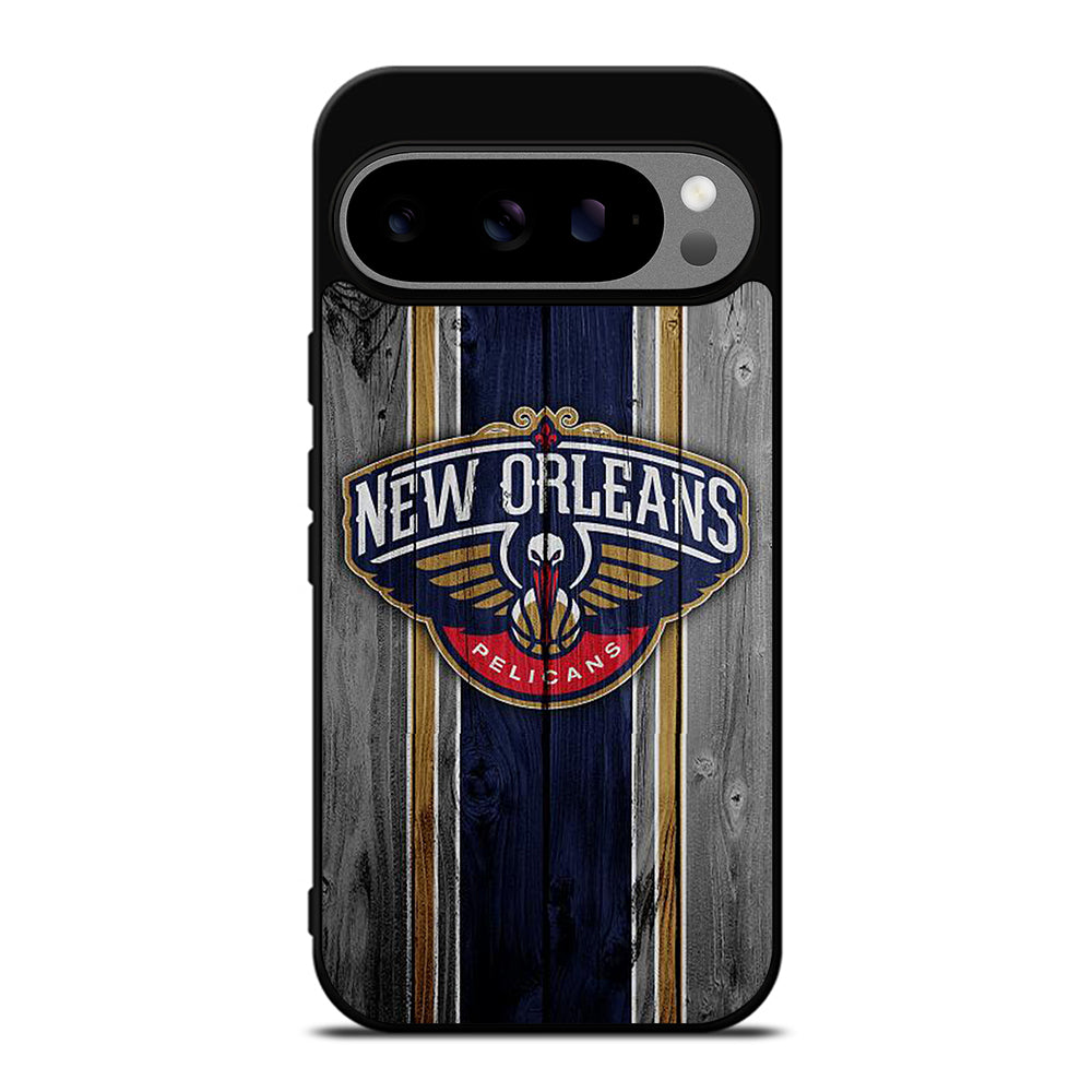 NEW ORLEANS PELICANS WOODEN LOGO Google Pixel 9 Pro XL Case Cover