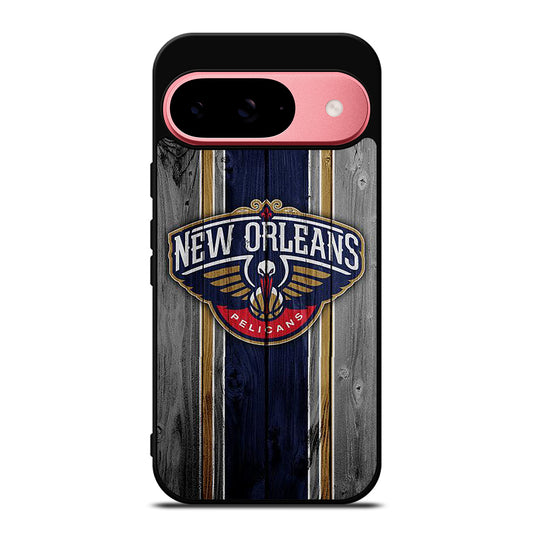 NEW ORLEANS PELICANS WOODEN LOGO Google Pixel 9 Case Cover