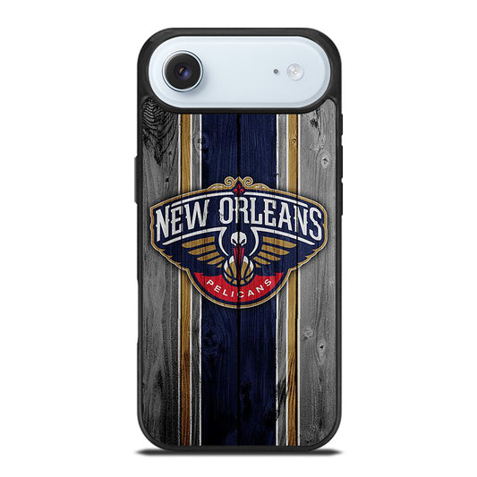 NEW ORLEANS PELICANS WOODEN LOGO iPhone Air Case Cover