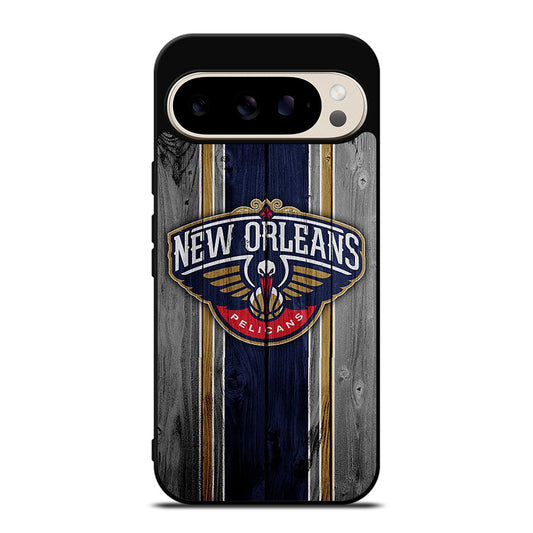 NEW ORLEANS PELICANS WOODEN LOGO Google Pixel 9 Pro Case Cover