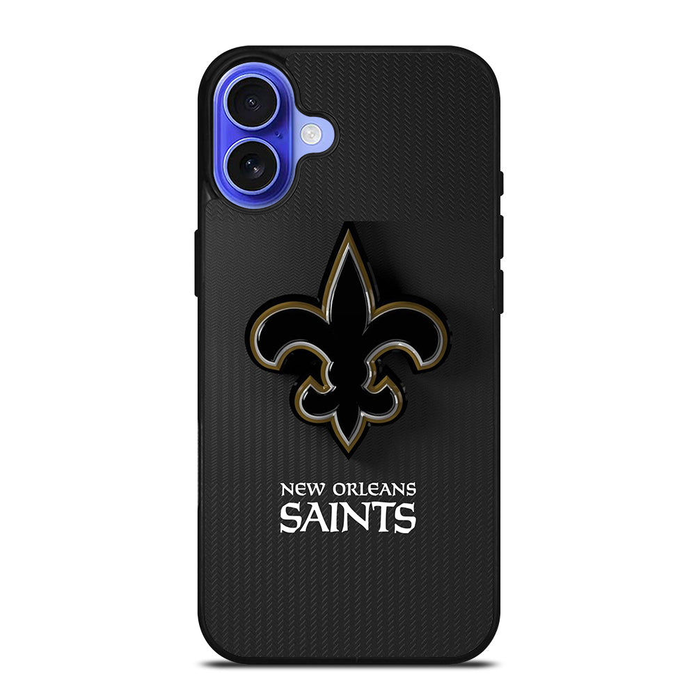 NEW ORLEANS SAINTS EMBLEM iPhone 16 Case Cover