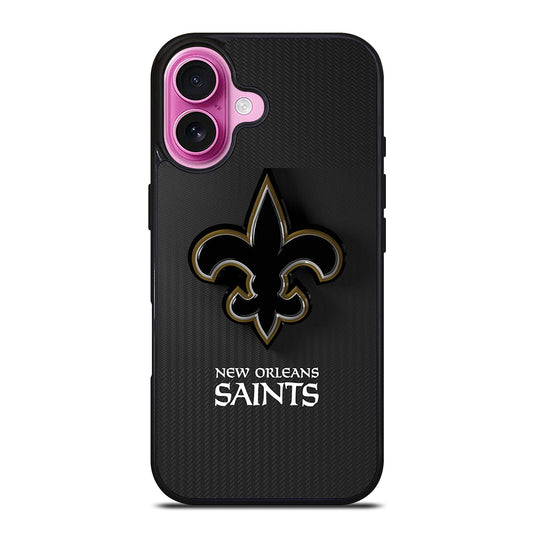 NEW ORLEANS SAINTS EMBLEM iPhone 16 Plus Case Cover