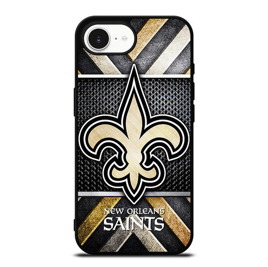 NEW ORLEANS SAINTS METAL LOGO iPhone 16e Case Cover