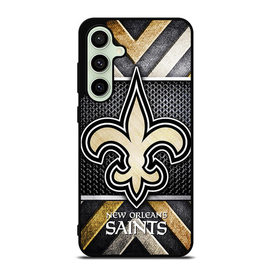 NEW ORLEANS SAINTS METAL LOGO Samsung Galaxy S24 FE Case Cover