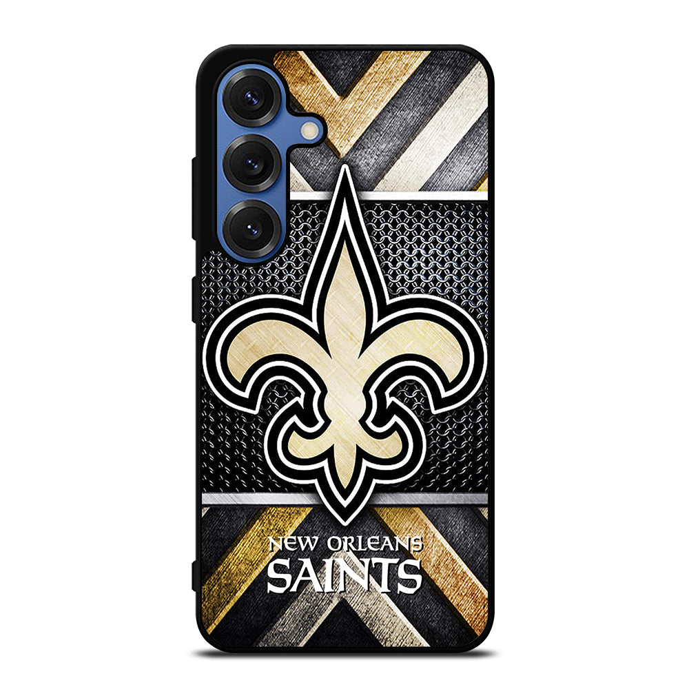 NEW ORLEANS SAINTS METAL LOGO Samsung Galaxy S25 Case Cover