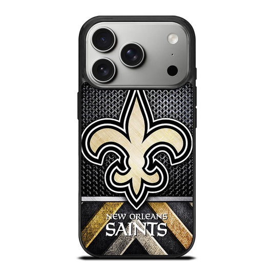 NEW ORLEANS SAINTS METAL LOGO iPhone 17 Pro Case Cover
