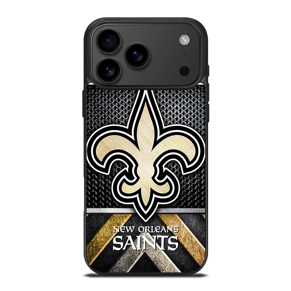 NEW ORLEANS SAINTS METAL LOGO iPhone 17 Pro Max Case Cover