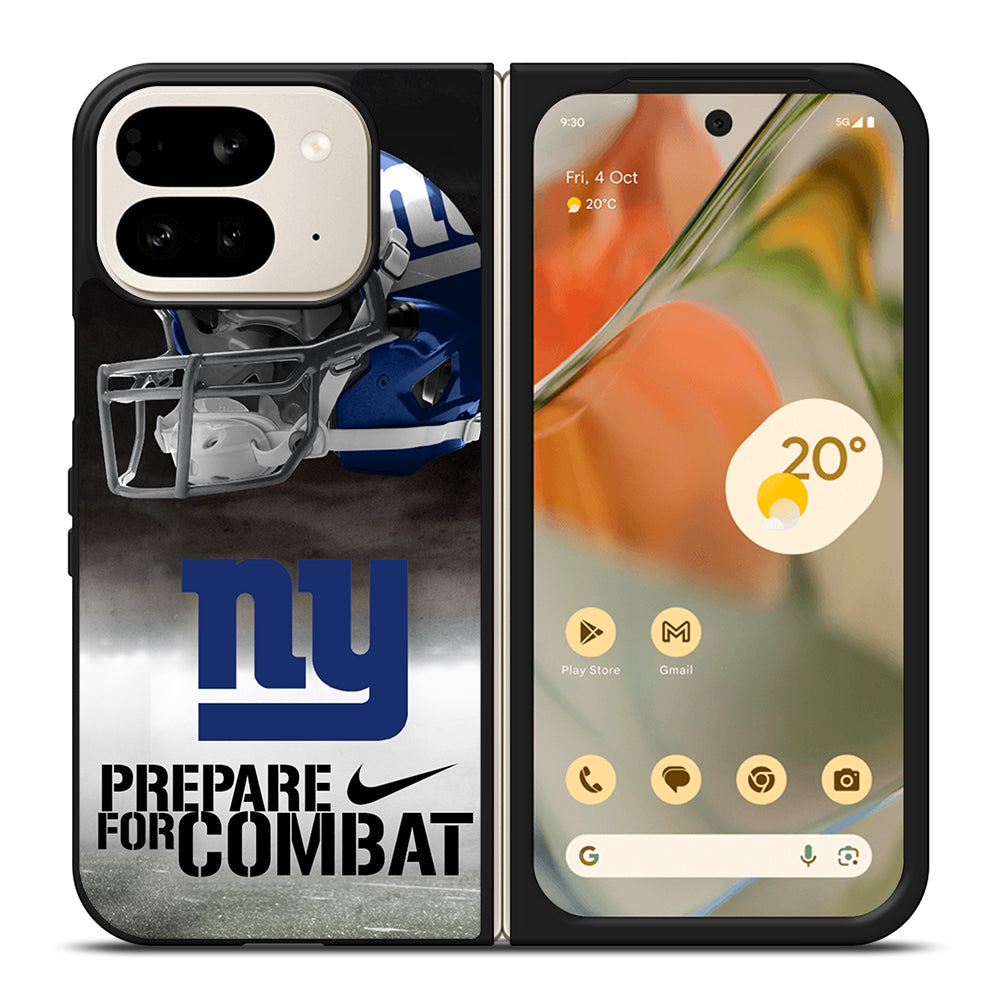 NEW YORK GIANTS PREPARE FOR COMBAT Google Pixel 9 Pro Fold Case Cover