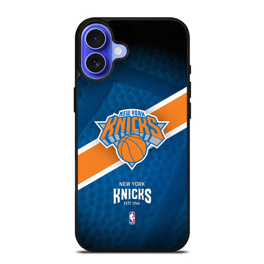 NEW YORK KNICKS LOGO NBA 1 iPhone 16 Case Cover