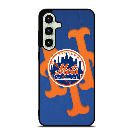 NEW YORK METS LOGO BASEBALL 1 Samsung Galaxy S24 FE Case Cover