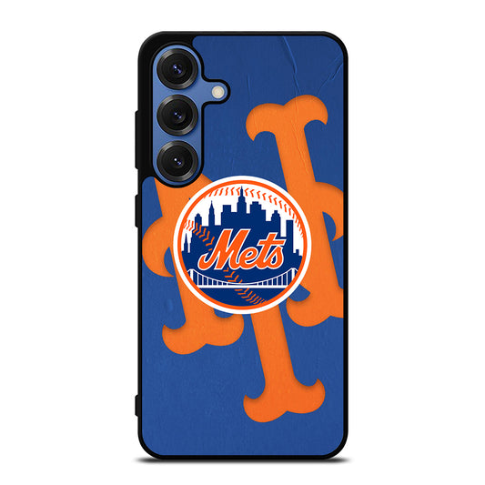 NEW YORK METS LOGO BASEBALL 1 Samsung Galaxy S25 Case Cover