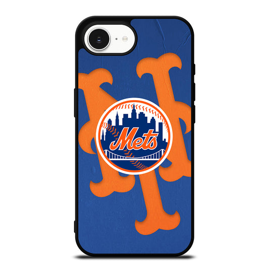 NEW YORK METS LOGO BASEBALL 1 iPhone 16e Case Cover