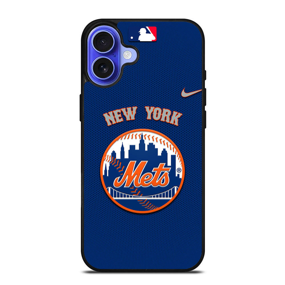 NEW YORK METS LOGO BASEBALL 3 iPhone 16 Case Cover