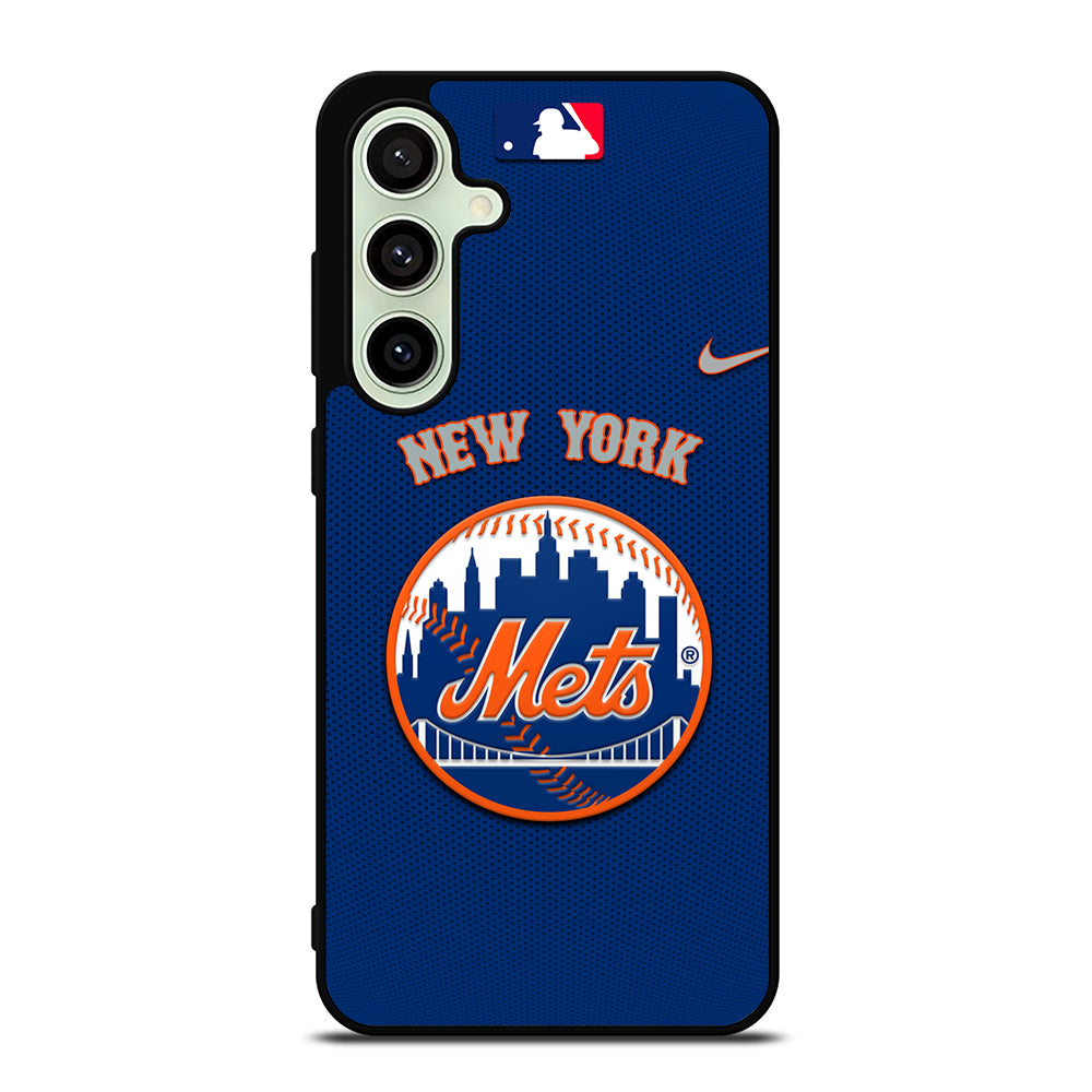 NEW YORK METS LOGO BASEBALL 3 Samsung Galaxy S24 FE Case Cover