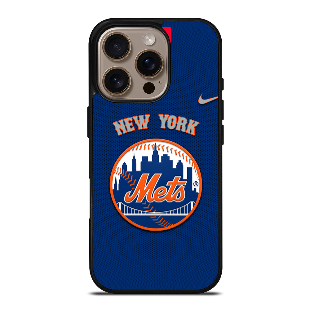 NEW YORK METS LOGO BASEBALL 3 iPhone 16 Pro Case Cover