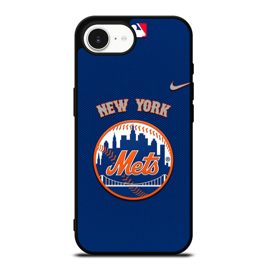NEW YORK METS LOGO BASEBALL 3 iPhone 16e Case Cover