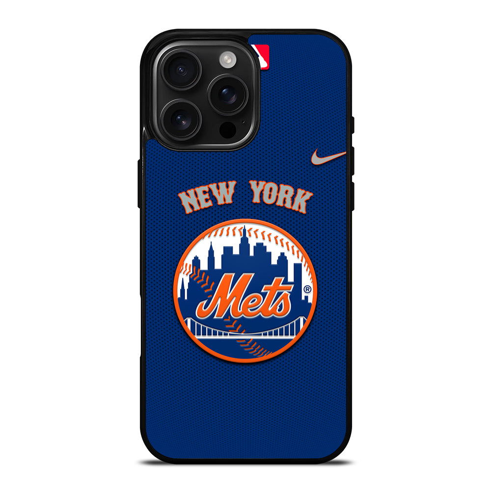 NEW YORK METS LOGO BASEBALL 3 iPhone 16 Pro Max Case Cover