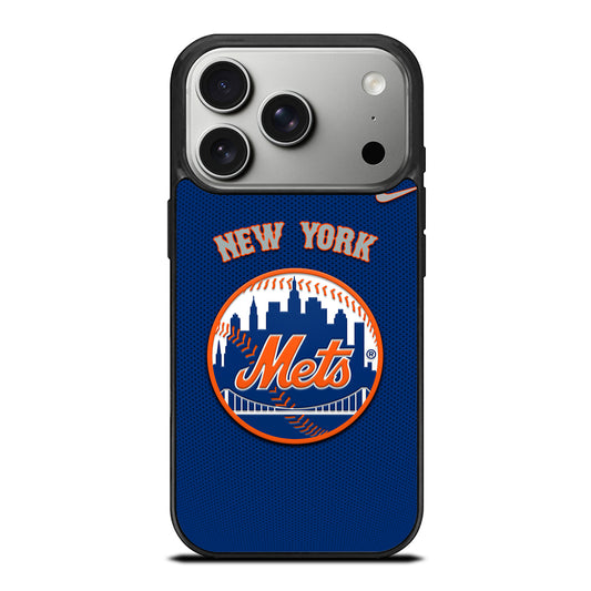 NEW YORK METS LOGO BASEBALL 3 iPhone 17 Pro Case Cover